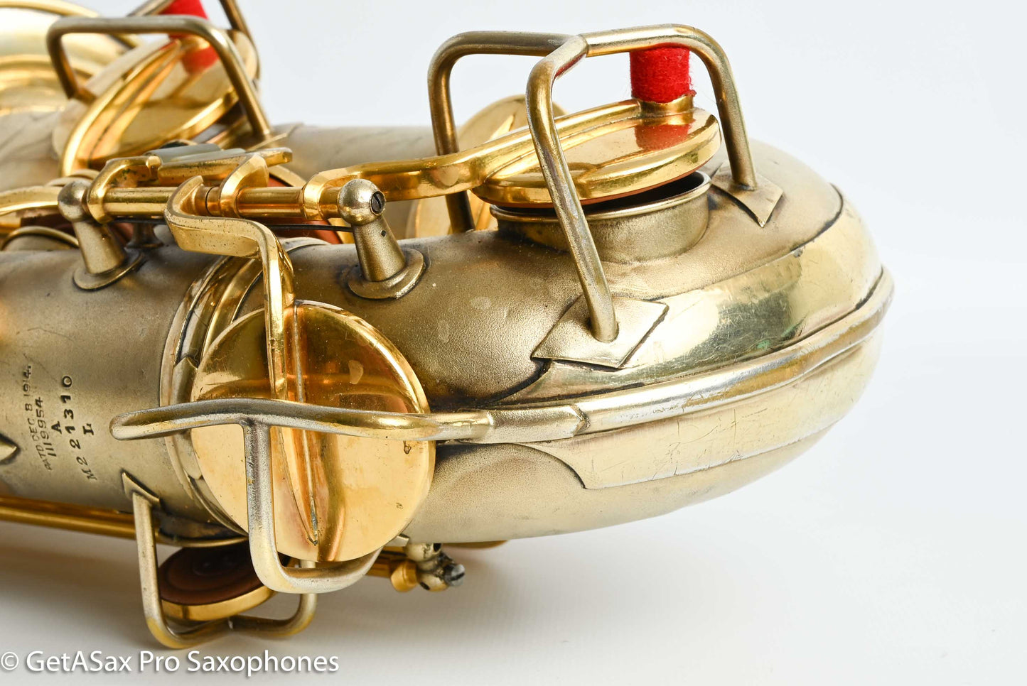 Conn NWII Alto Original Gold Plate Good Pads! No Microtuner 221310