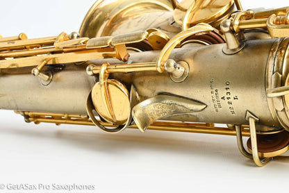 Conn NWII Alto Original Gold Plate Good Pads! No Microtuner 221310