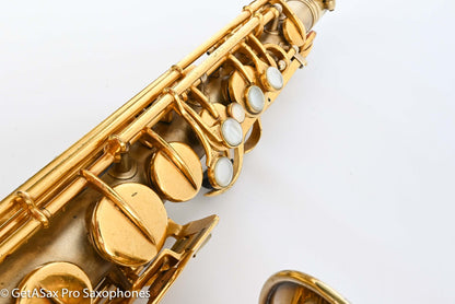 Conn NWII Alto Original Gold Plate Good Pads! No Microtuner 221310
