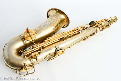 Conn NWII Alto Original Gold Plate Good Pads! No Microtuner 221310