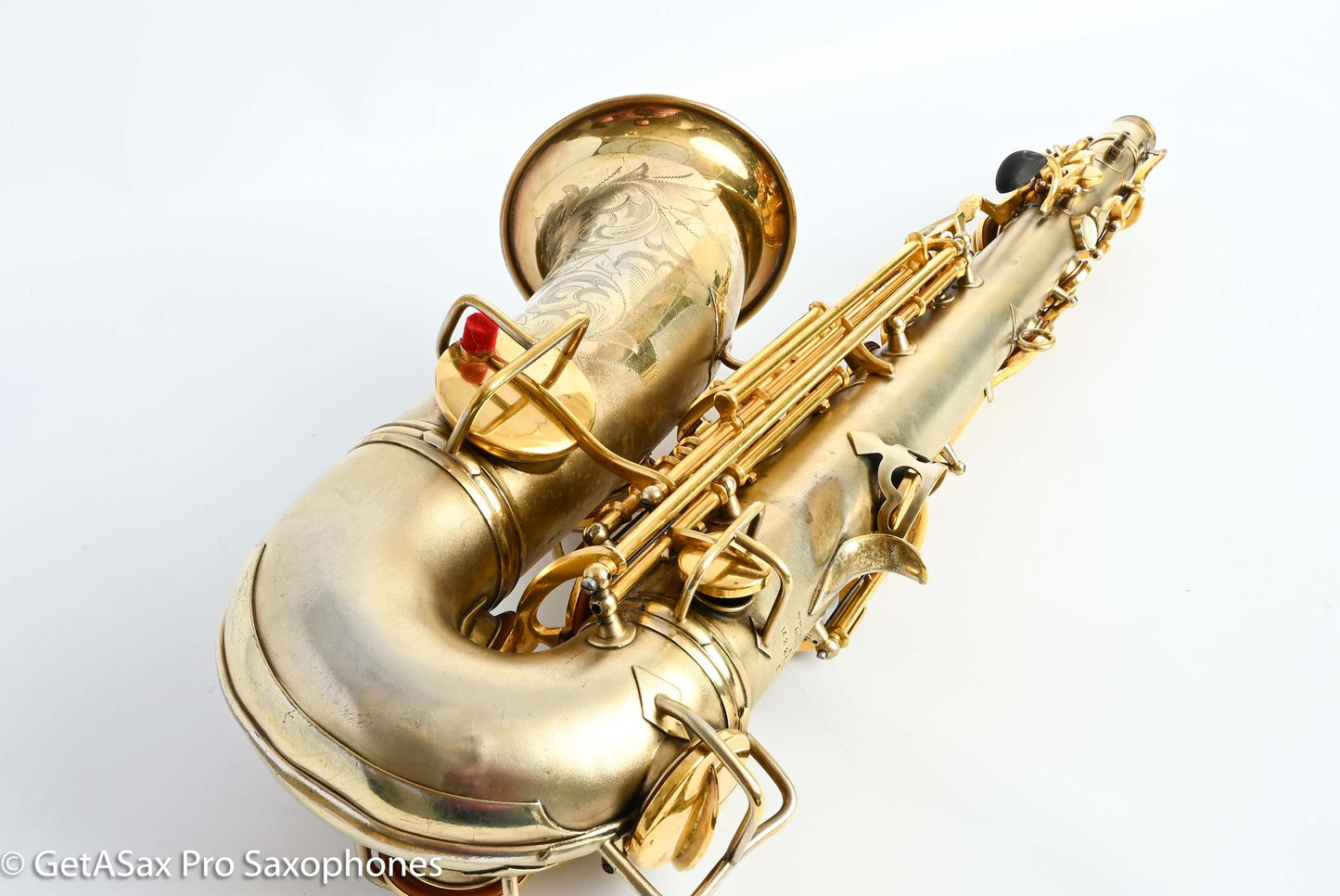 Conn NWII Alto Original Gold Plate Good Pads! No Microtuner 221310