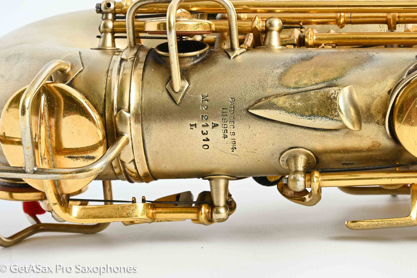 Conn NWII Alto Original Gold Plate Good Pads! No Microtuner 221310