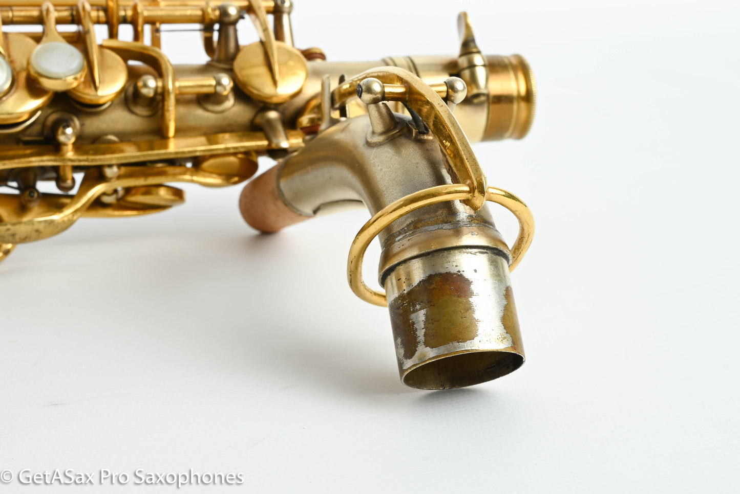 Conn NWII Alto Original Gold Plate Good Pads! No Microtuner 221310