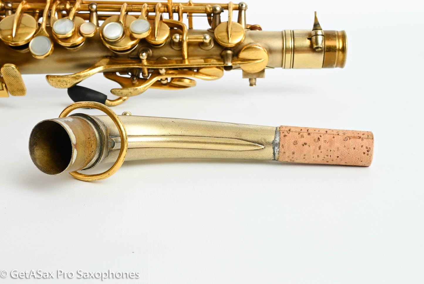 Conn NWII Alto Original Gold Plate Good Pads! No Microtuner 221310