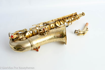 Conn NWII Alto Original Gold Plate Good Pads! No Microtuner 221310
