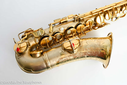 Conn NWII Alto Original Gold Plate Good Pads! No Microtuner 221310