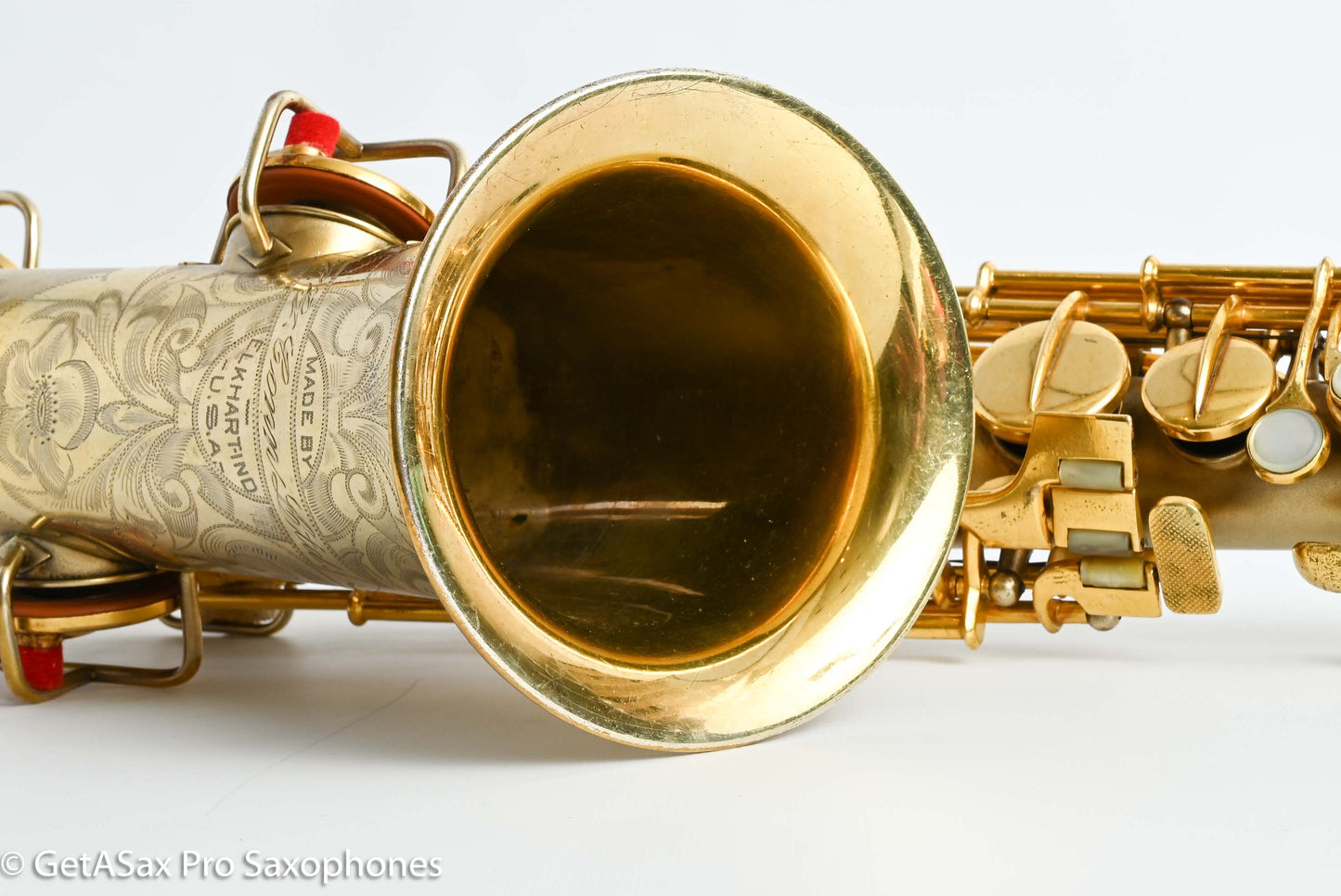 Conn NWII Alto Original Gold Plate Good Pads! No Microtuner 221310
