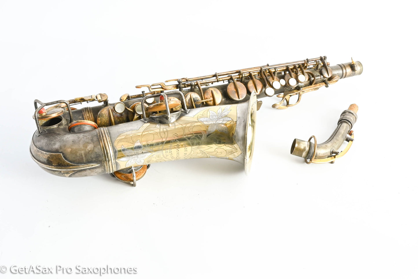Conn NWII Alto Original Silver and Gold Plate Rare! 165578