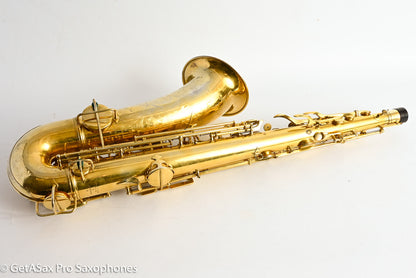 Conn NWII Tenor 1929 Burnished Gold Plate Castle Portrait Overhauled Amazing! 228355