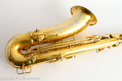 Conn NWII Tenor 1929 Burnished Gold Plate Castle Portrait Overhauled Amazing! 228355