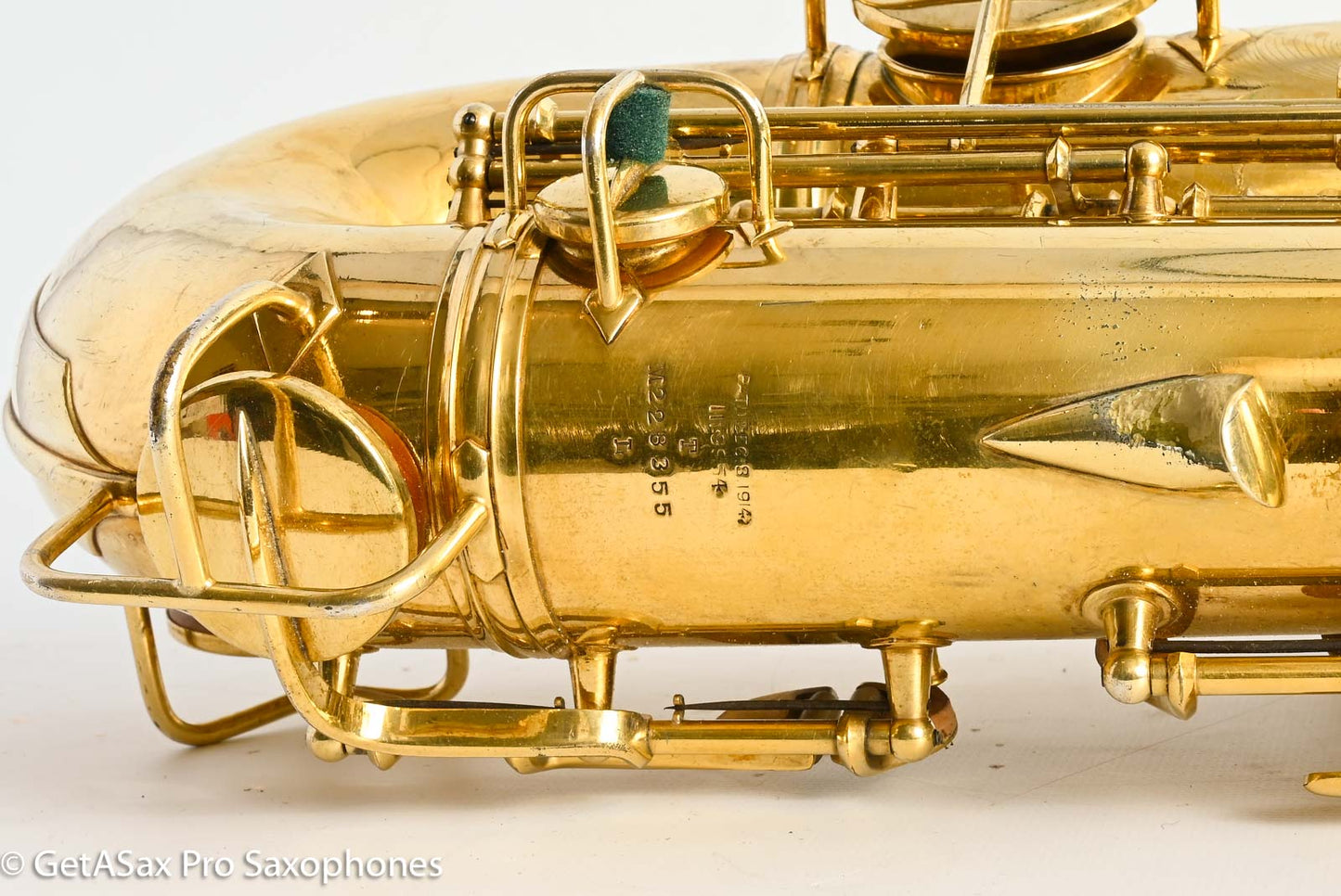 Conn NWII Tenor 1929 Burnished Gold Plate Castle Portrait Overhauled Amazing! 228355