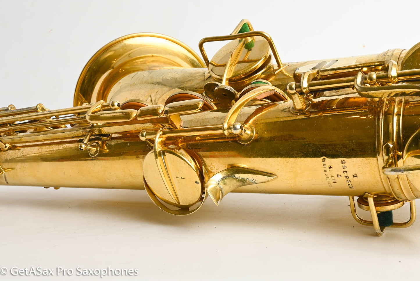 Conn NWII Tenor 1929 Burnished Gold Plate Castle Portrait Overhauled Amazing! 228355