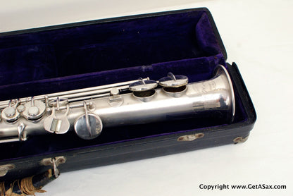 Conn New Wonder II Soprano Saxophone Mint Silver Plated