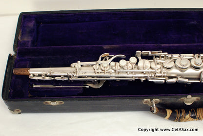 Conn New Wonder II Soprano Saxophone Mint Silver Plated