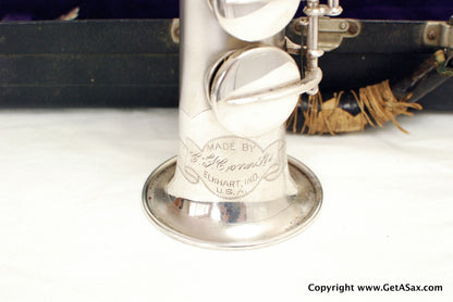 Conn New Wonder II Soprano Saxophone Mint Silver Plated