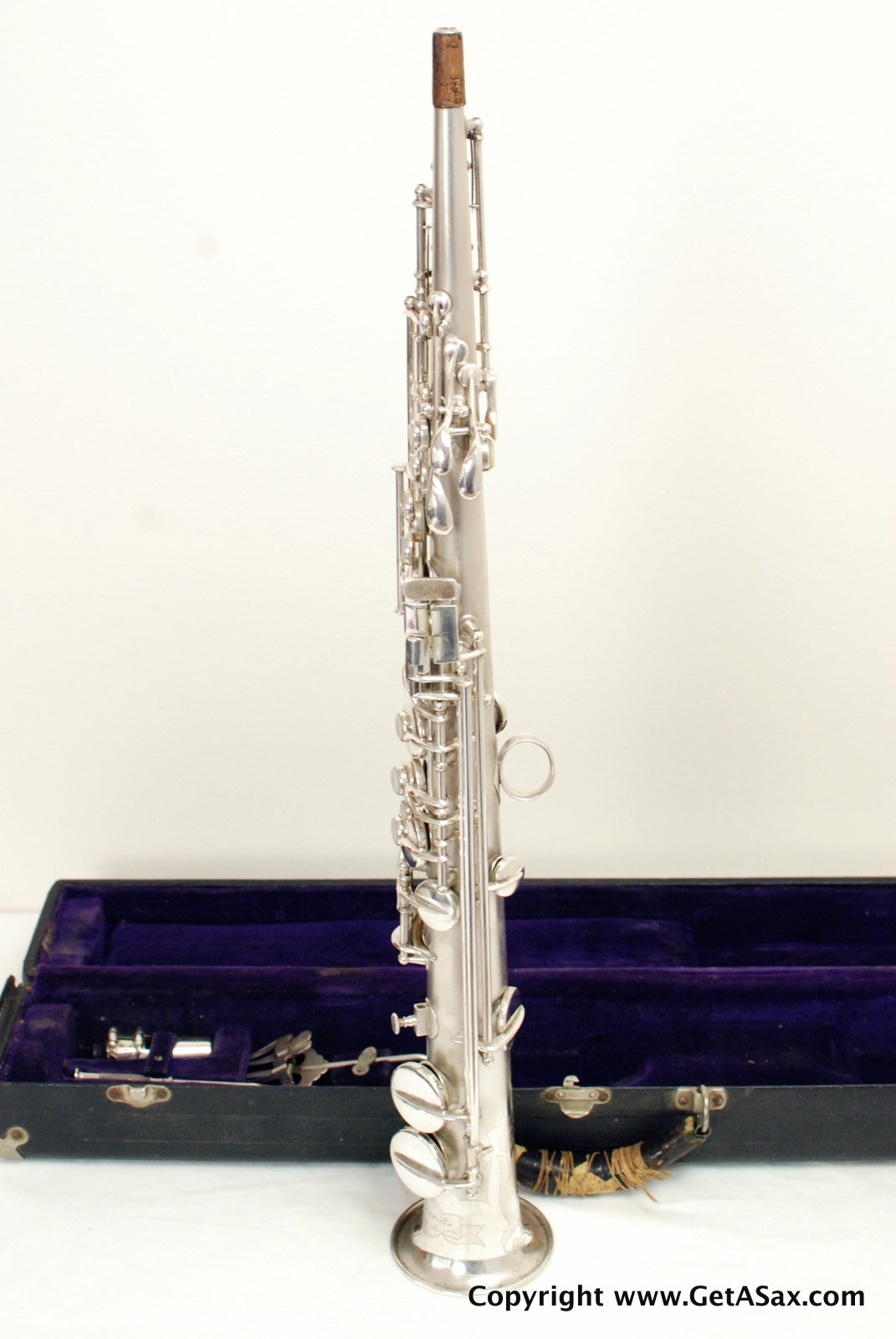 Conn New Wonder II Soprano Saxophone Mint Silver Plated