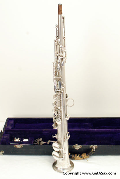 Conn New Wonder II Soprano Saxophone Mint Silver Plated