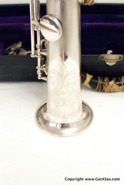 Conn New Wonder II Soprano Saxophone Mint Silver Plated