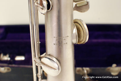 Conn New Wonder II Soprano Saxophone Mint Silver Plated