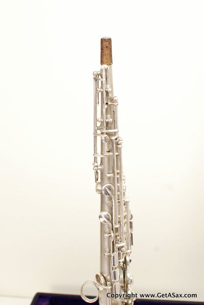 Conn New Wonder II Soprano Saxophone Mint Silver Plated