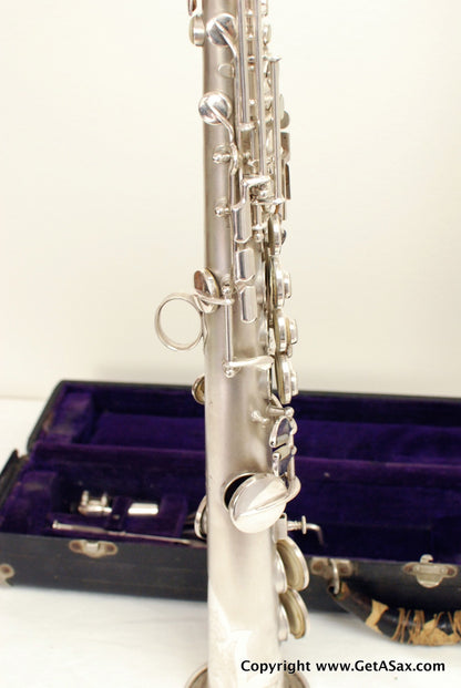 Conn New Wonder II Soprano Saxophone Mint Silver Plated