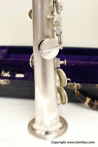 Conn New Wonder II Soprano Saxophone Mint Silver Plated