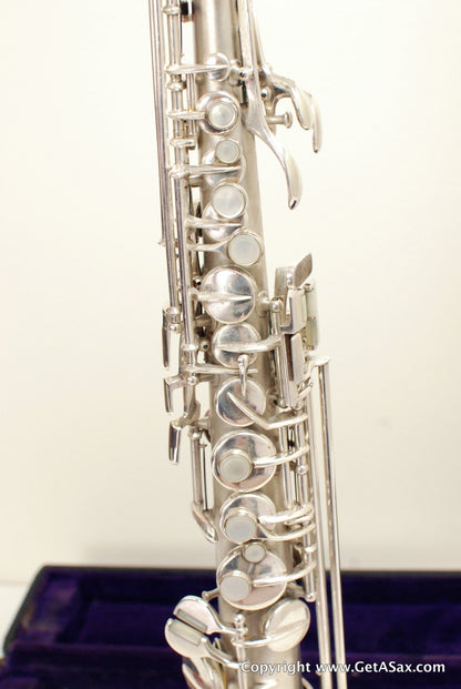 Conn New Wonder II Soprano Saxophone Mint Silver Plated