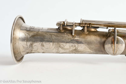 Conn Stretch Soprano Original Silver Plate Nice! Needs Overhaul 228891