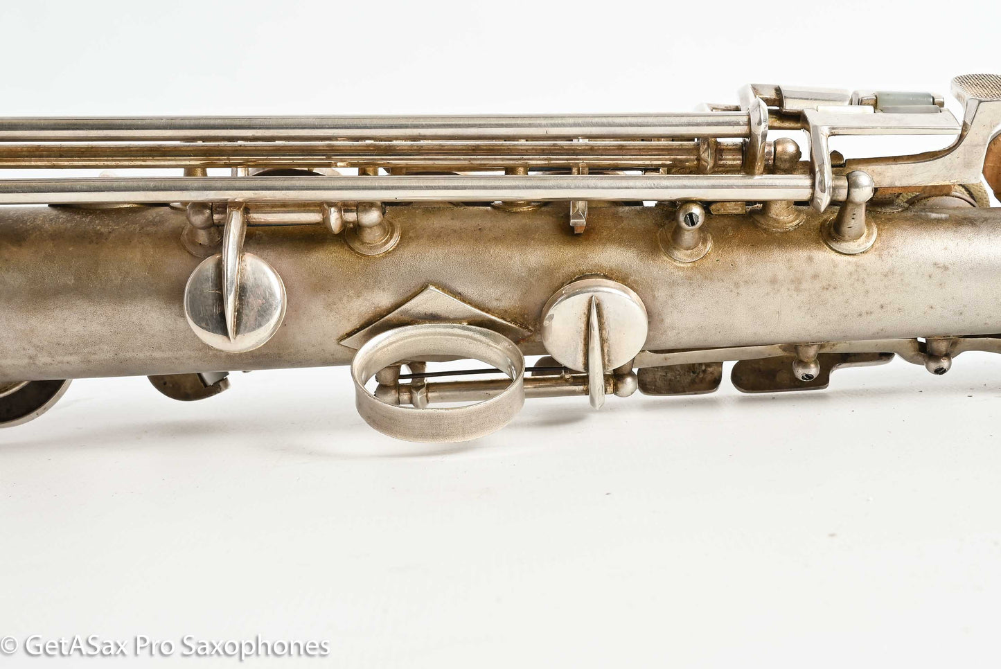 Conn Stretch Soprano Original Silver Plate Nice! Needs Overhaul 228891