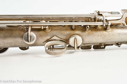 Conn Stretch Soprano Original Silver Plate Nice! Needs Overhaul 228891