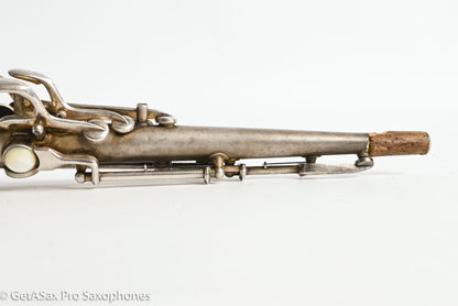 Conn Stretch Soprano Original Silver Plate Nice! Needs Overhaul 228891