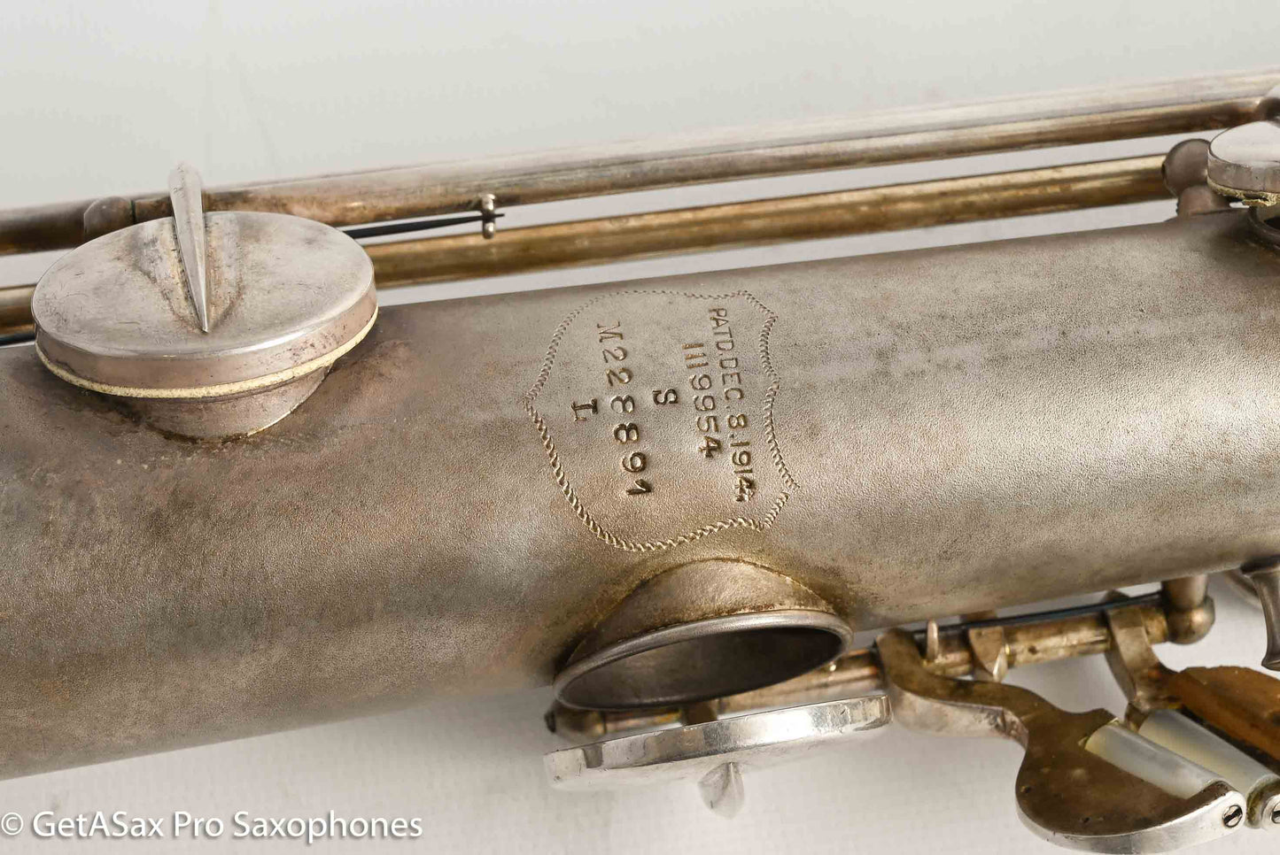 Conn Stretch Soprano Original Silver Plate Nice! Needs Overhaul 228891