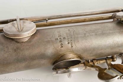 Conn Stretch Soprano Original Silver Plate Nice! Needs Overhaul 228891