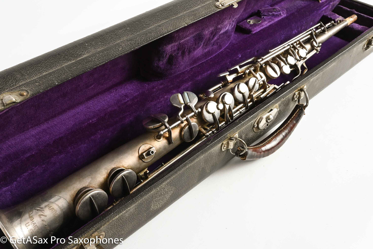 Conn Stretch Soprano Original Silver Plate Nice! Needs Overhaul 228891