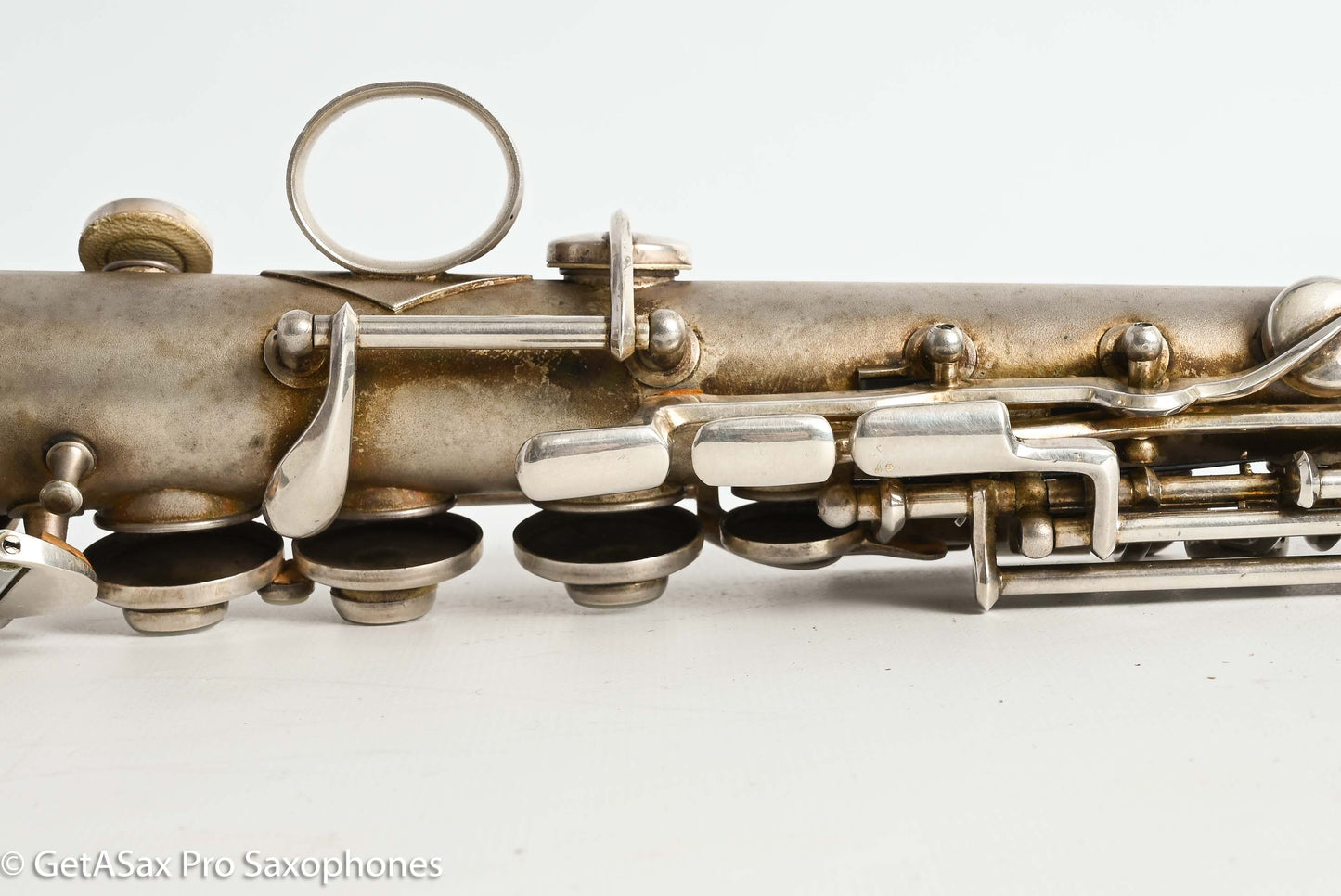 Conn Stretch Soprano Original Silver Plate Nice! Needs Overhaul 228891