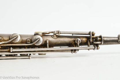 Conn Stretch Soprano Original Silver Plate Nice! Needs Overhaul 228891