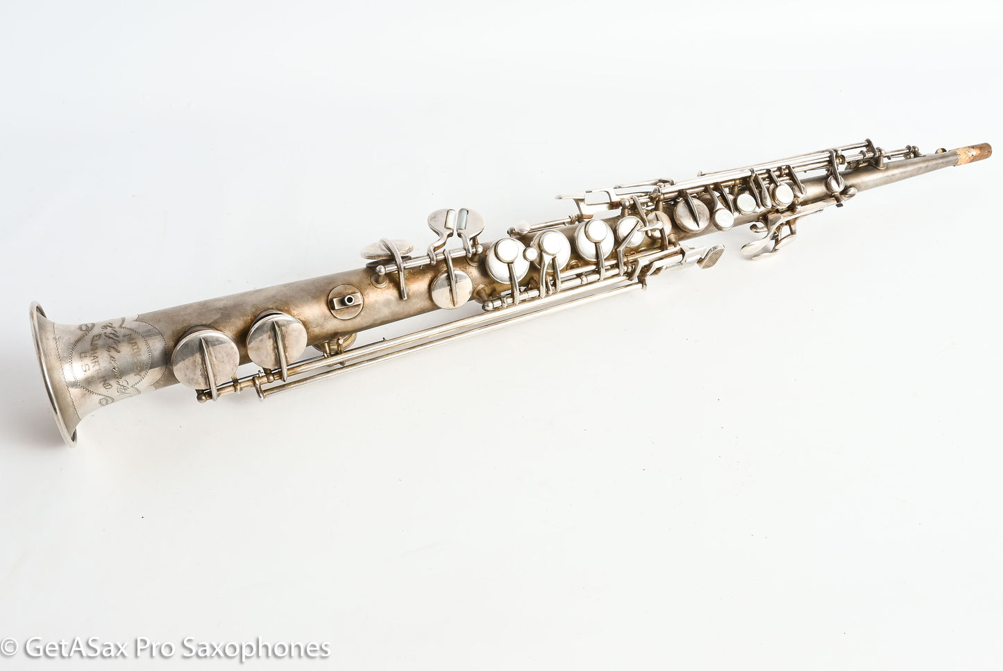 Conn Stretch Soprano Original Silver Plate Nice! Needs Overhaul 228891
