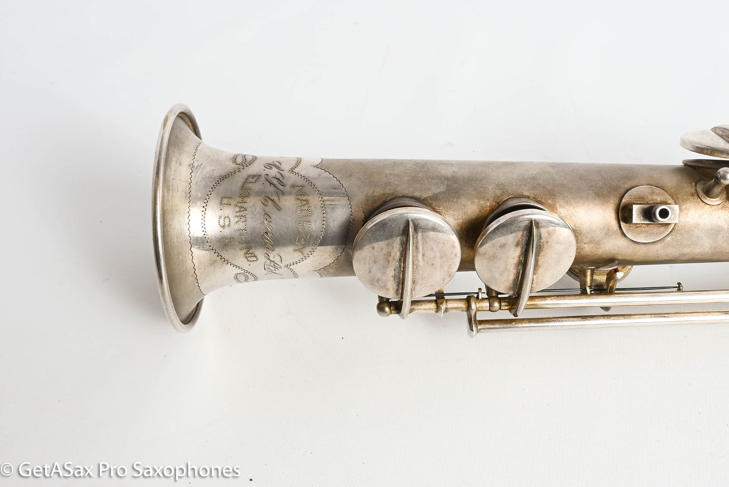 Conn Stretch Soprano Original Silver Plate Nice! Needs Overhaul 228891