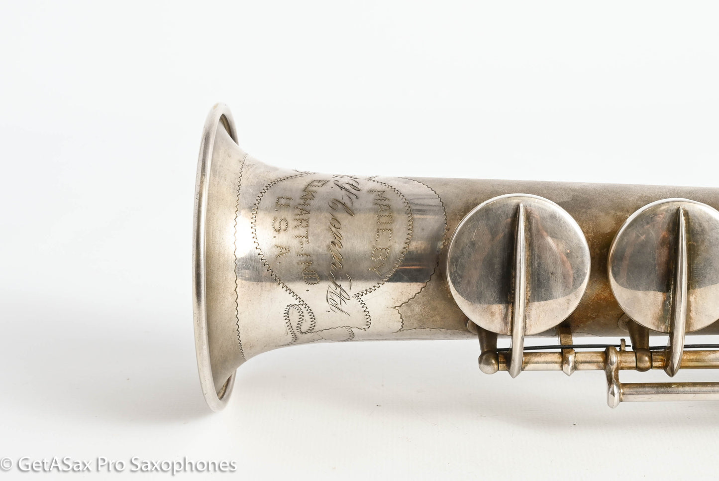 Conn Stretch Soprano Original Silver Plate Nice! Needs Overhaul 228891