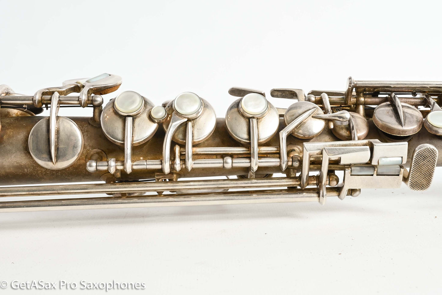 Conn Stretch Soprano Original Silver Plate Nice! Needs Overhaul 228891