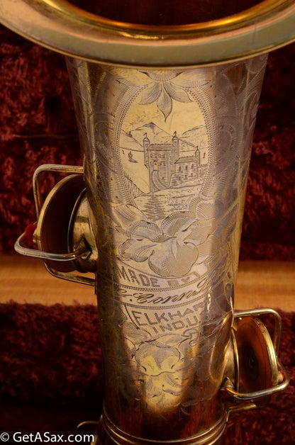 Conn New Wonder II Tenor Gold Plate Castle Portrait 225xxx