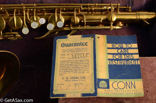 Conn 10M Transitional Tenor Original Lac + High End Matt Stohrer Overhaul