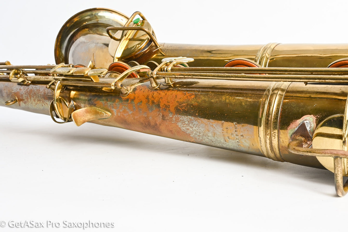 Conn NWII Baritone Saxophone Later Version X Brace Relacquered 226981 Discount 12M