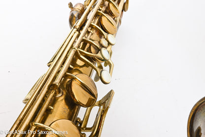 Conn NWII Baritone Saxophone Later Version X Brace Relacquered 226981 Discount 12M