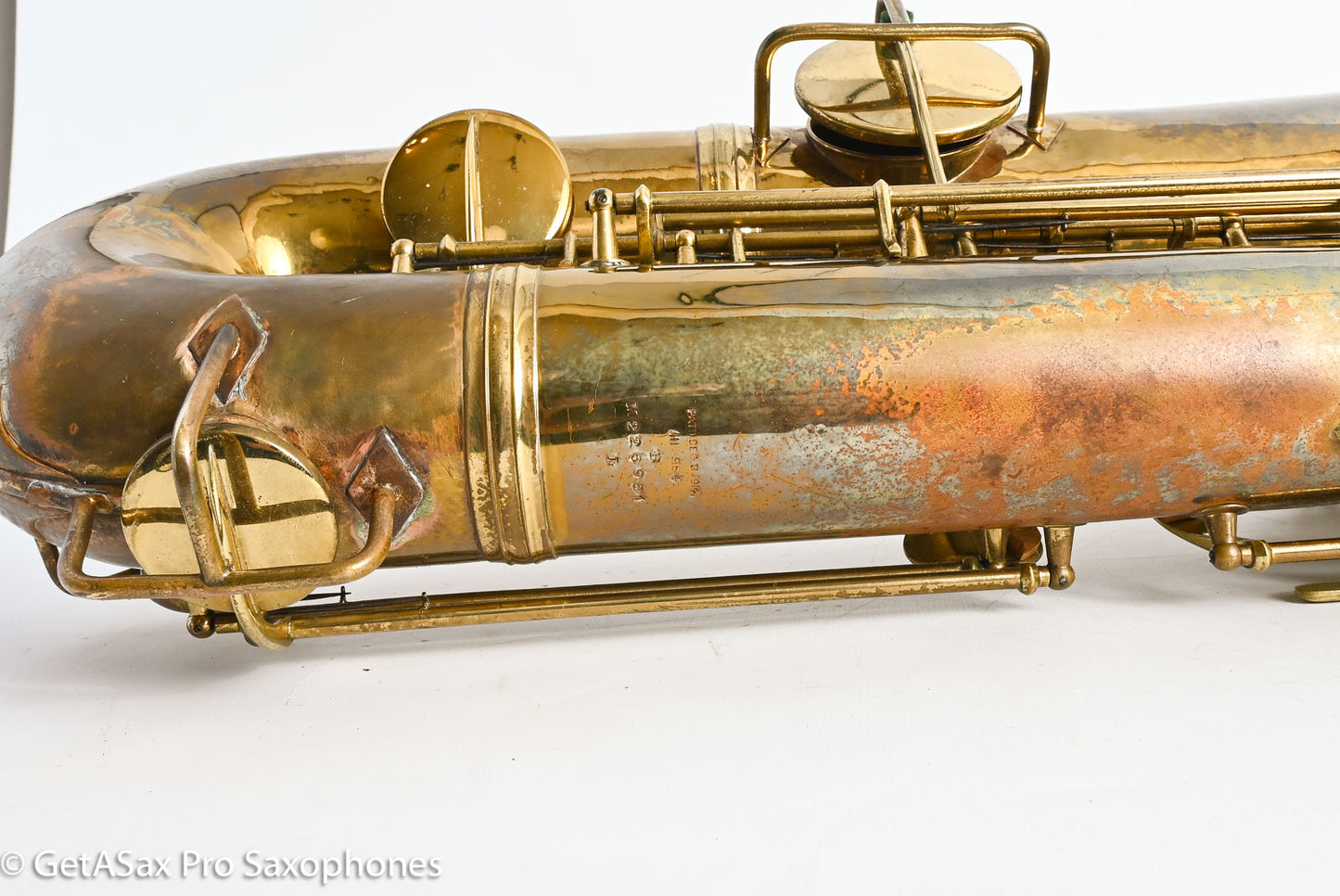 Conn NWII Baritone Saxophone Later Version X Brace Relacquered 226981 Discount 12M