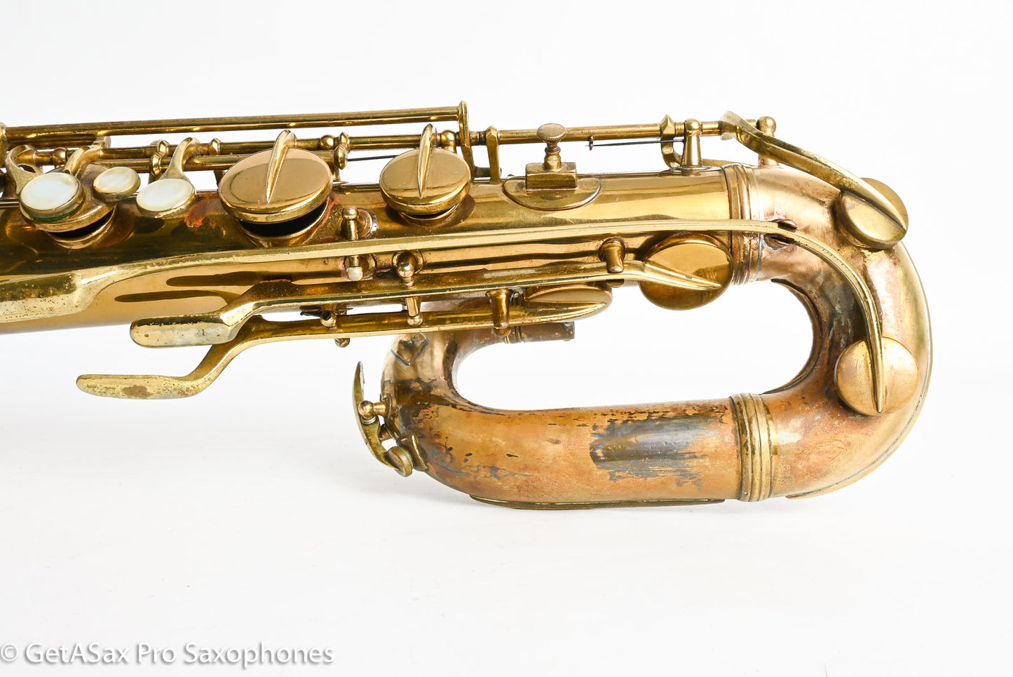 Conn NWII Baritone Saxophone Later Version X Brace Relacquered 226981 Discount 12M