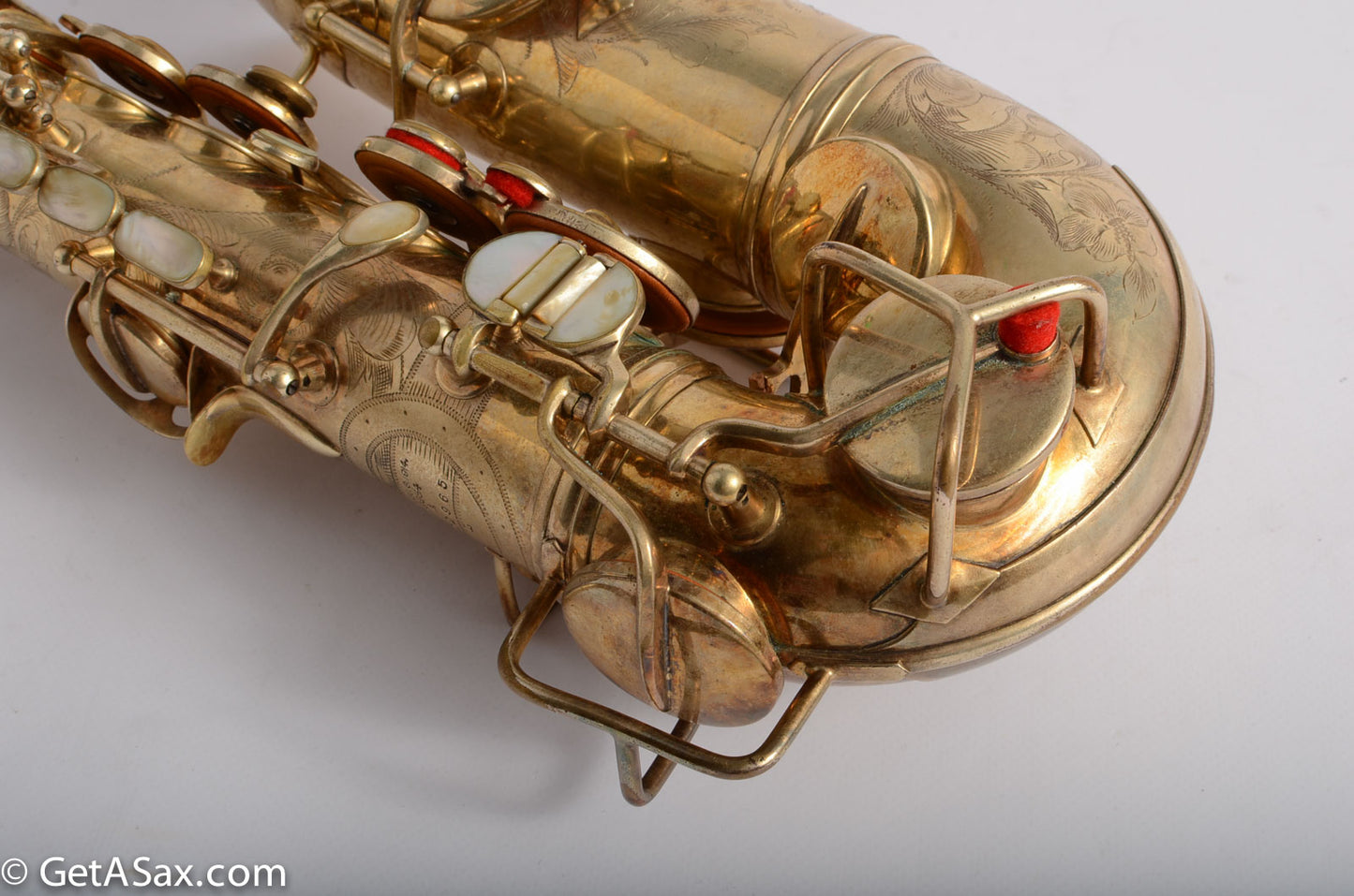 Conn Virtuoso Deluxe Alto Full Pearls Gold Plate Super Rare