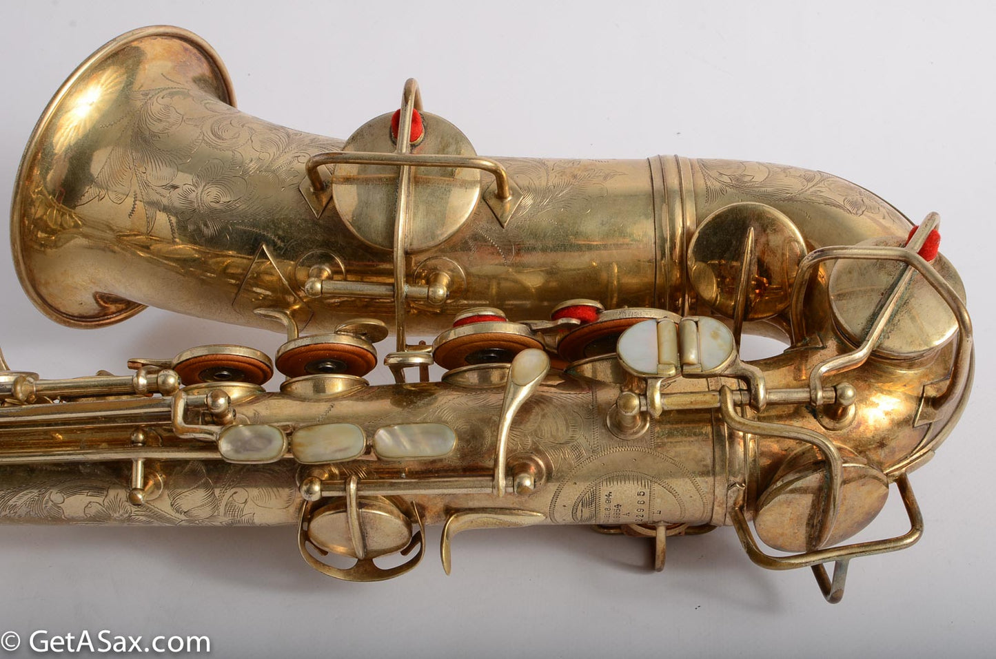 Conn Virtuoso Deluxe Alto Full Pearls Gold Plate Super Rare