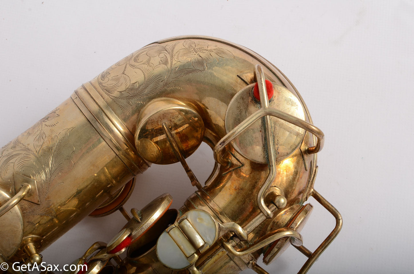 Conn Virtuoso Deluxe Alto Full Pearls Gold Plate Super Rare