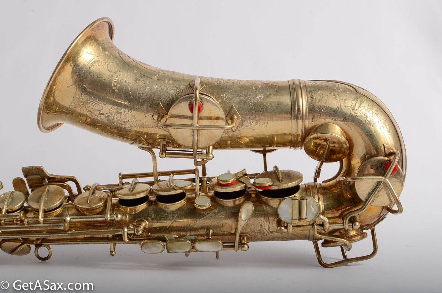 Conn Virtuoso Deluxe Alto Full Pearls Gold Plate Super Rare